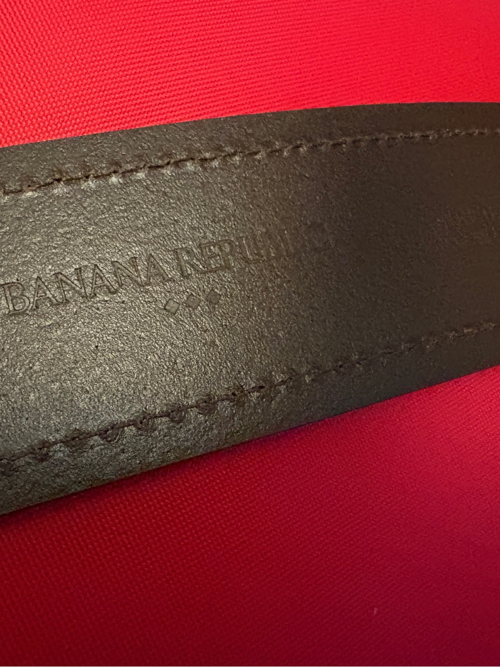 Banana Republic Brown Belt Circle Buckle. - Picture 4 of 6
